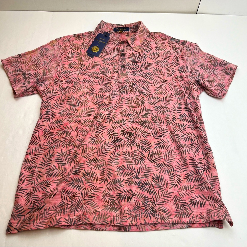 Pete Huntington Hurricane Run Short Sleeve Polo Shirt Mens Size XL Preppy NEW